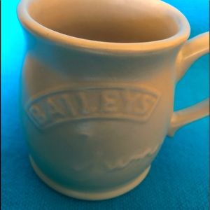 BAILEYS coffee mug !  Embossed letters on front